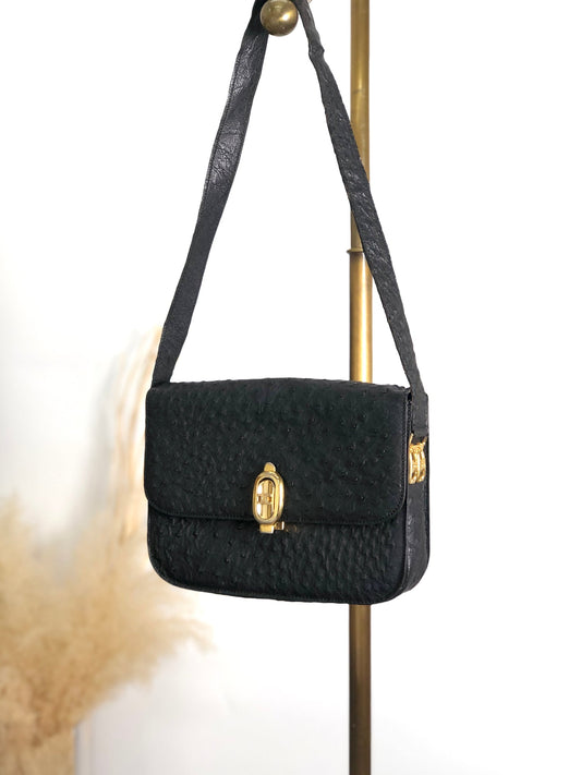 CELINE Shoulder bag Black chzr8e