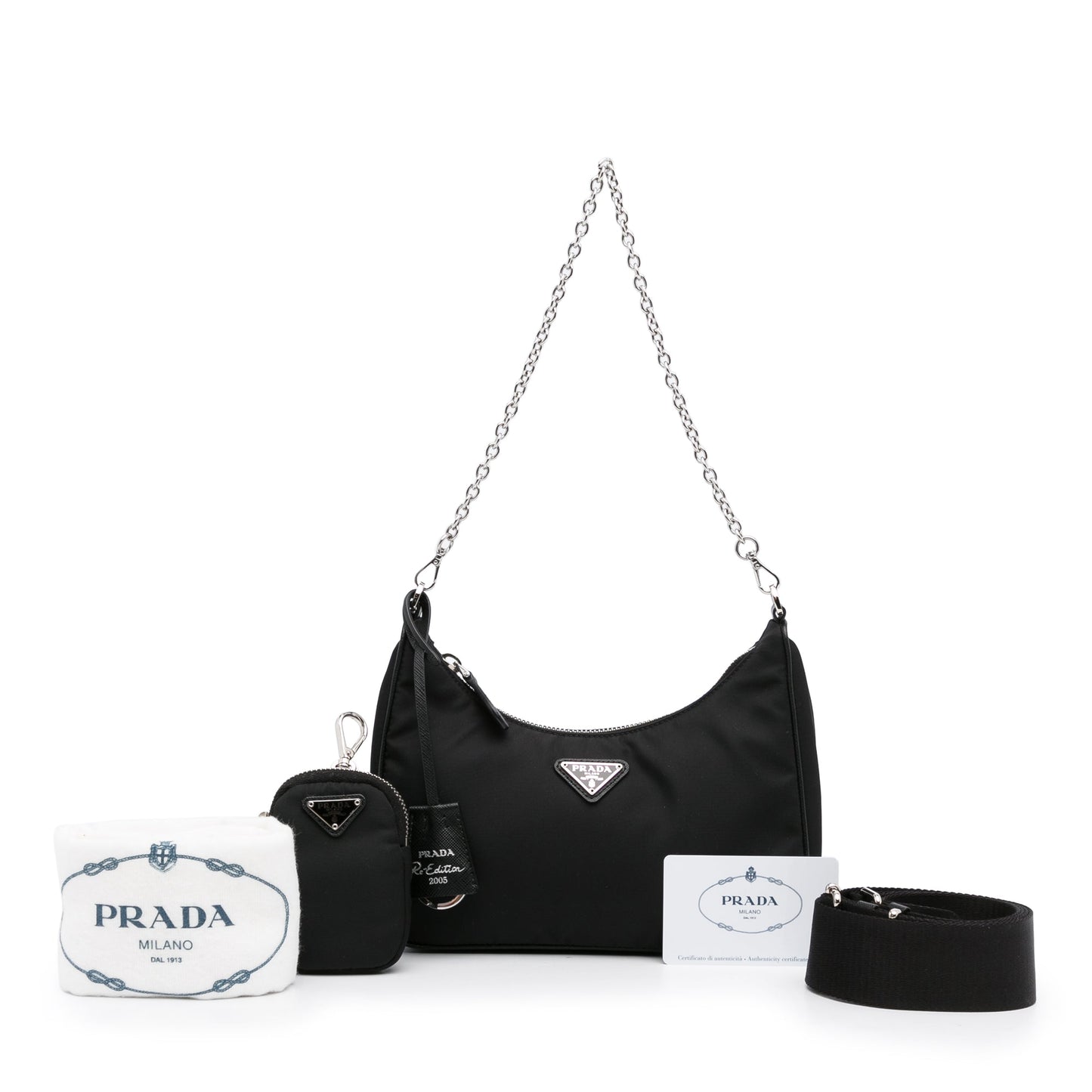 Prada Tessuto Re-Edition Black Luxury Handbag