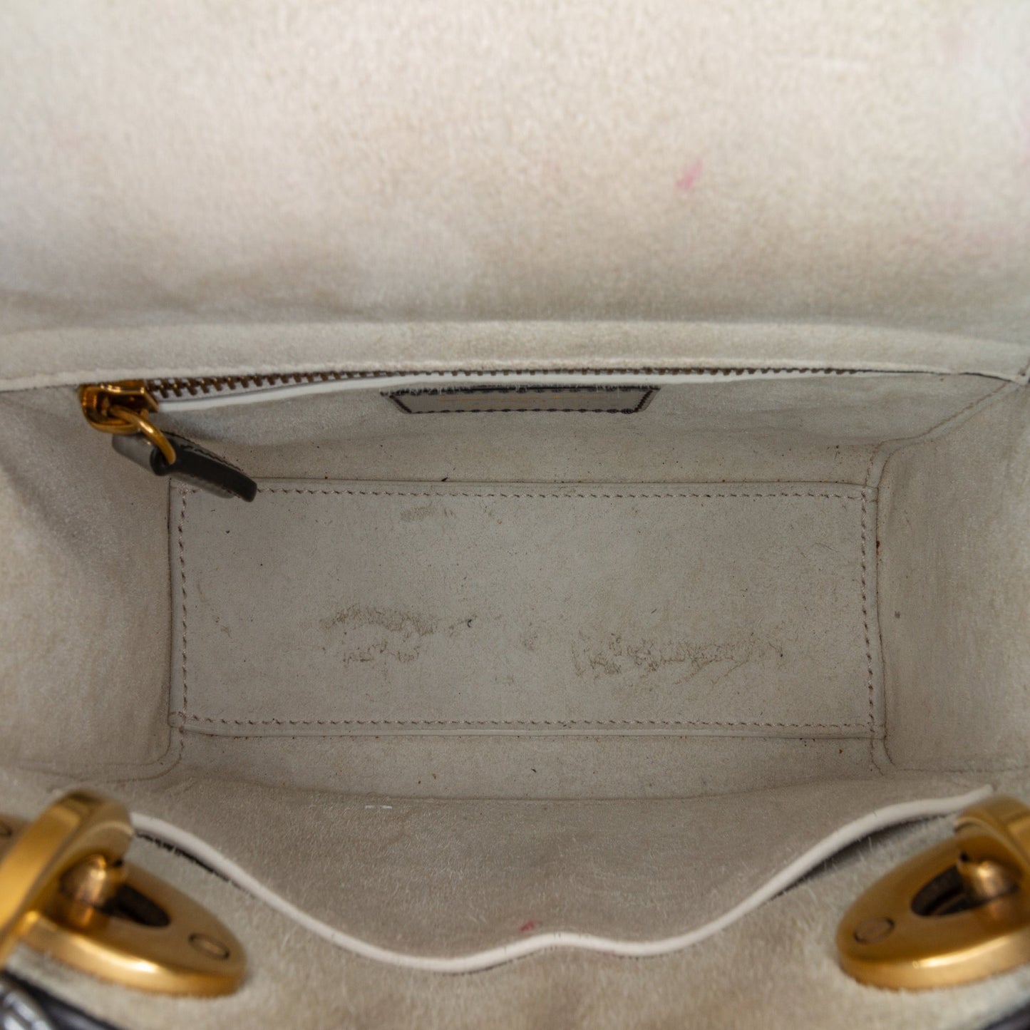 Dior Lady Dior Chain Leather Handbag