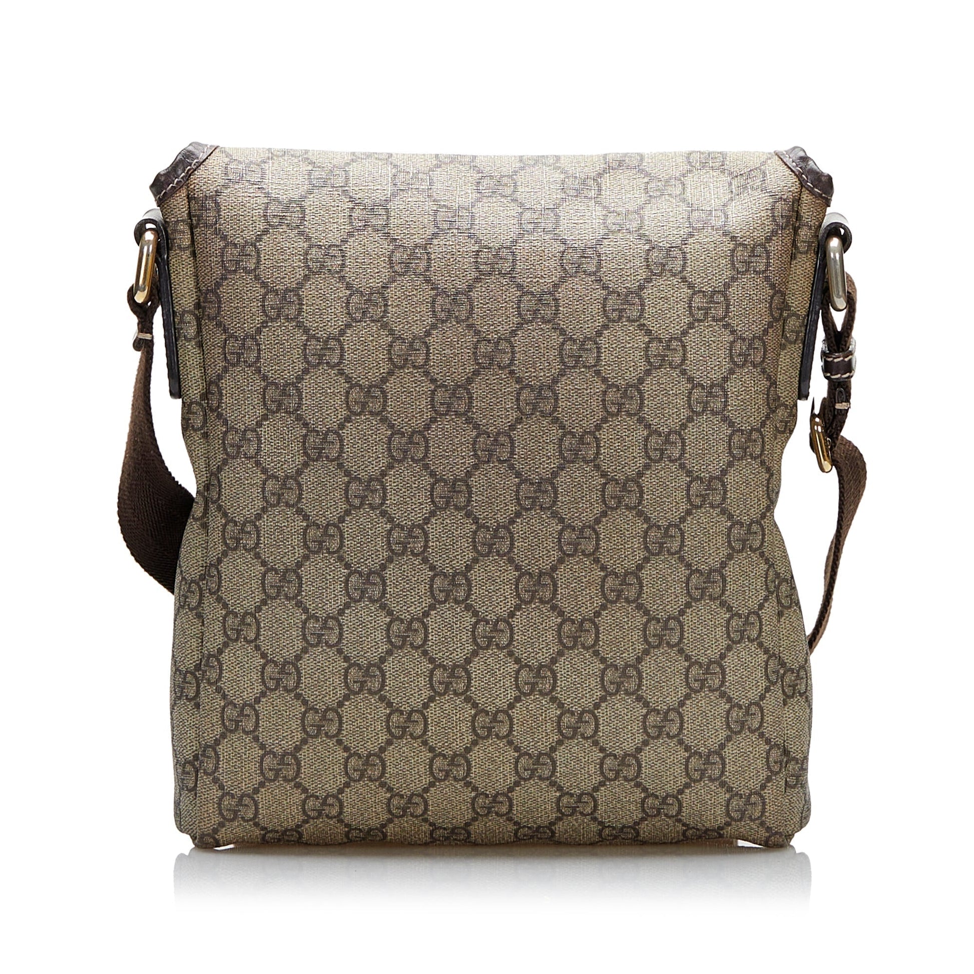 Gucci GG Supreme Leather Canvas Crossbody Style 2