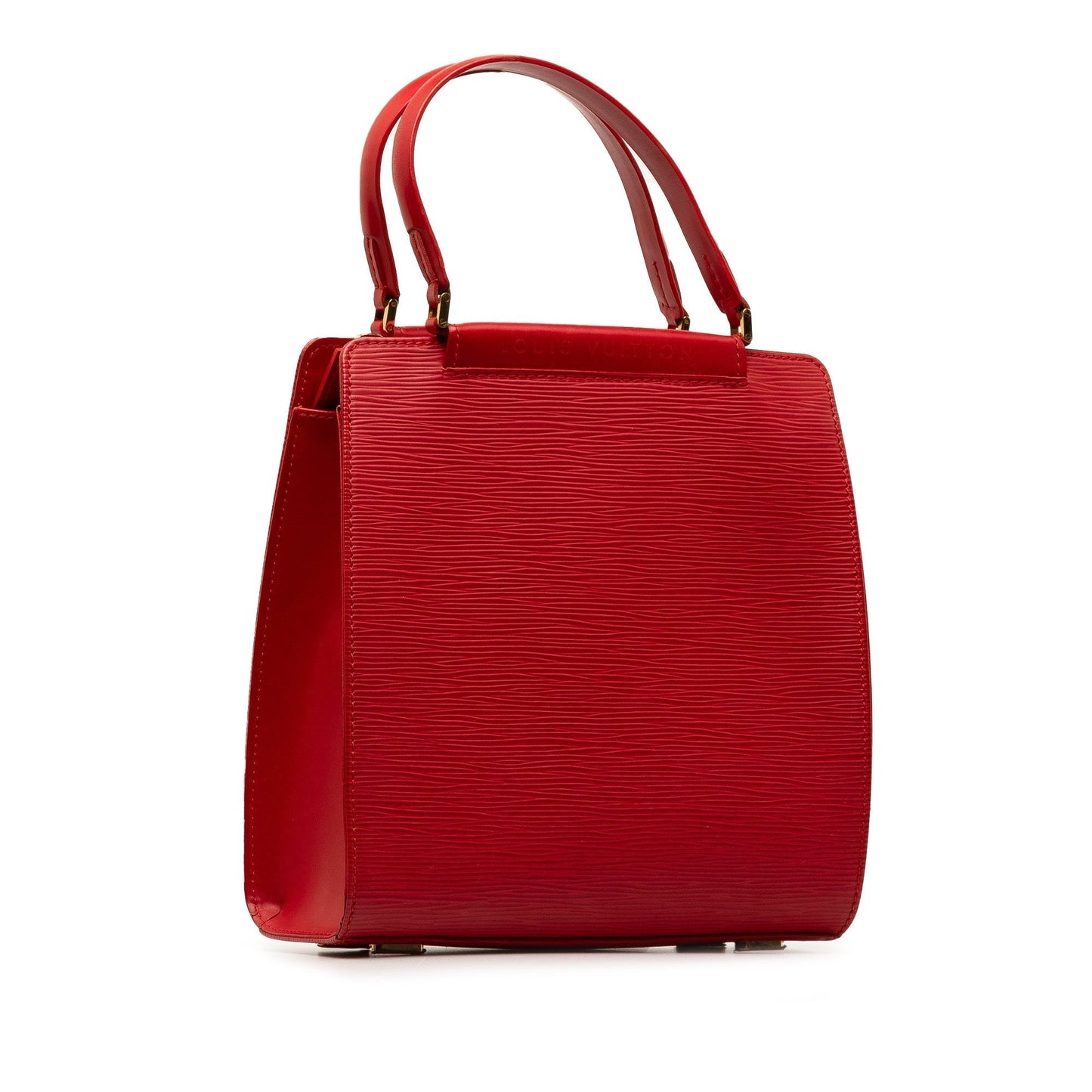 Red Louis Vuitton Epi Figari PM Handbag