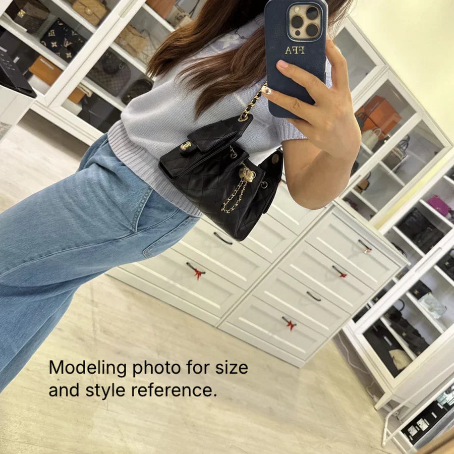 [BN - Jan 2026] Chanel 25 Mini Hobo Bag in Black Caviar and AGHW (Model: AS5631)