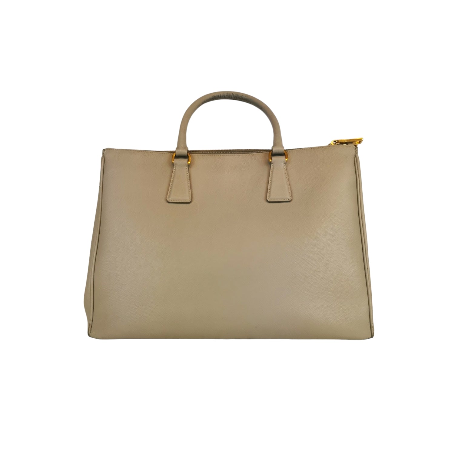 Prada Galleria Large Beige Saffiano Luxury Handbag
