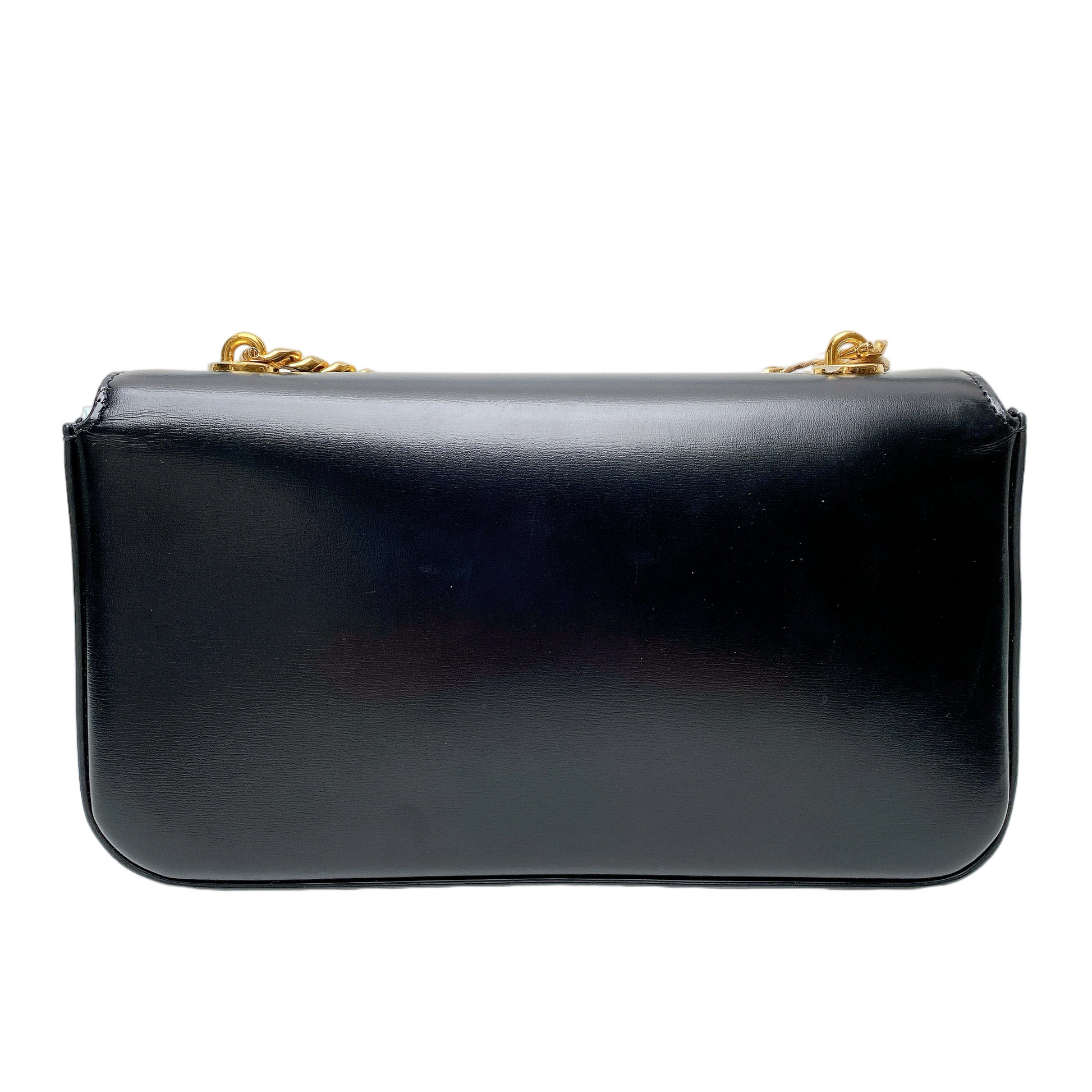 CELINE TRIOMPHE CLAUDE CHAIN SHOULDER BAG - DIAMOND LOGO