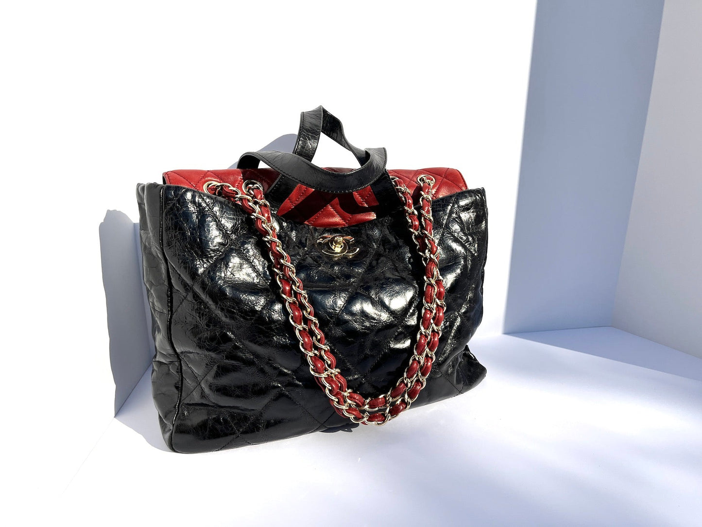 CHANEL Black Portobello Quilted Tote