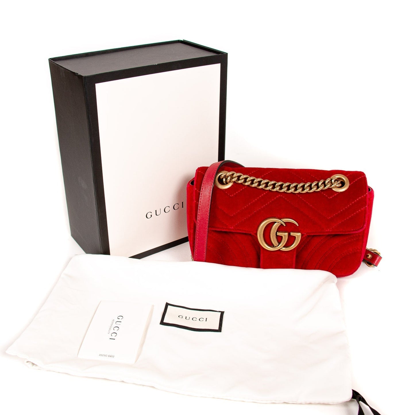 Gucci GG Marmont Leather Chain Shoulder Bag Style 16