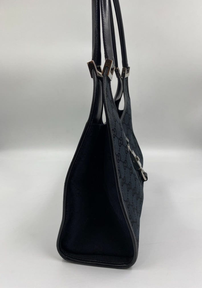 Gucci Jackie Leather Canvas Shoulder Bag Style 9