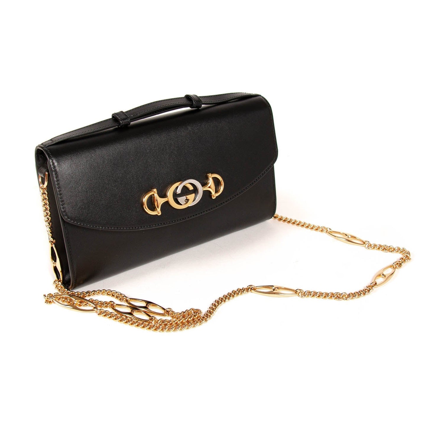 Gucci Leather Chain Shoulder Bag Style 9