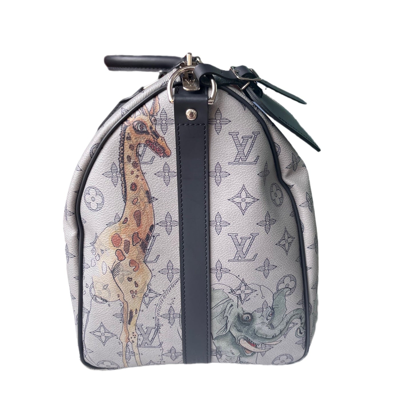 Louis Vuitton x Chapman Brothers Keepall 45 Bandouliere Zoo/Giraffe