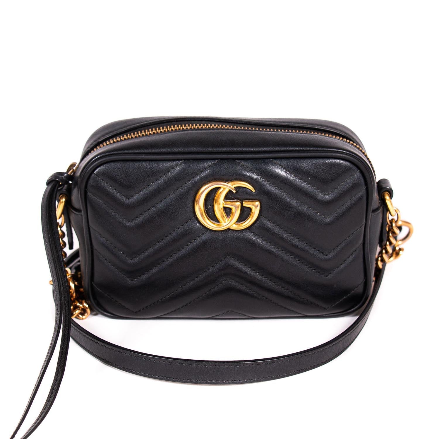 Gucci GG Marmont Leather Chain Shoulder Bag Style 14