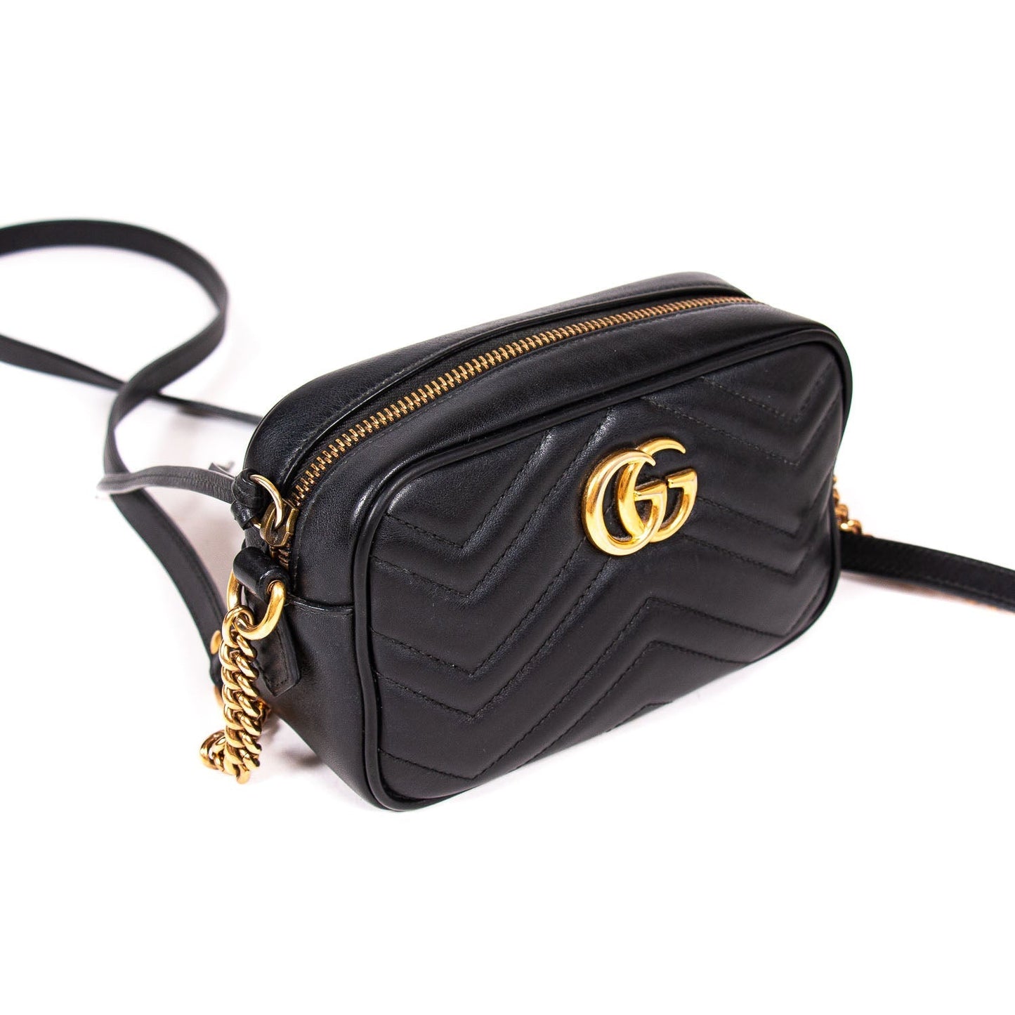 Gucci GG Marmont Leather Chain Shoulder Bag Style 14