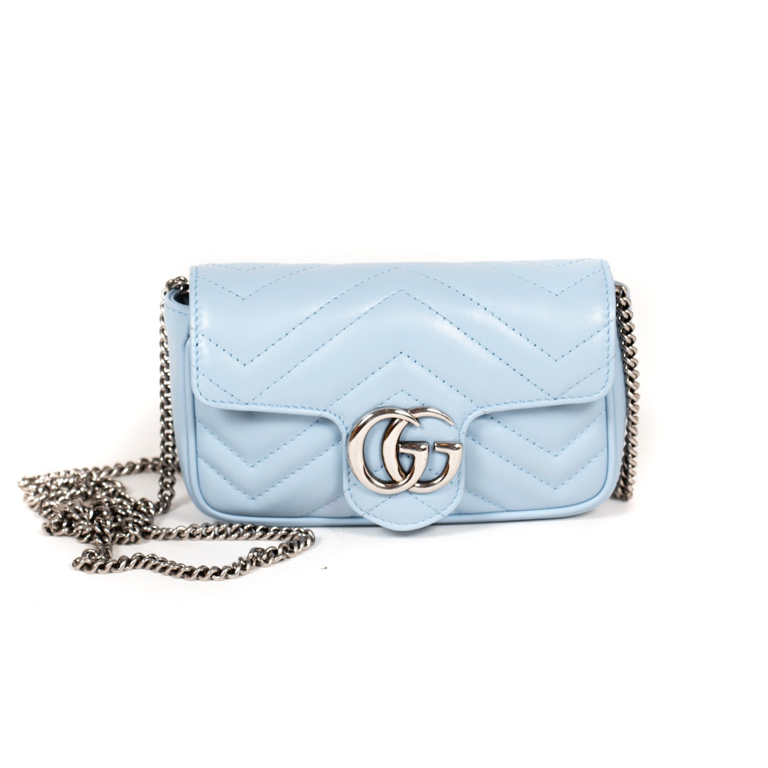 Gucci GG Marmont Leather Chain Shoulder Bag Style 15