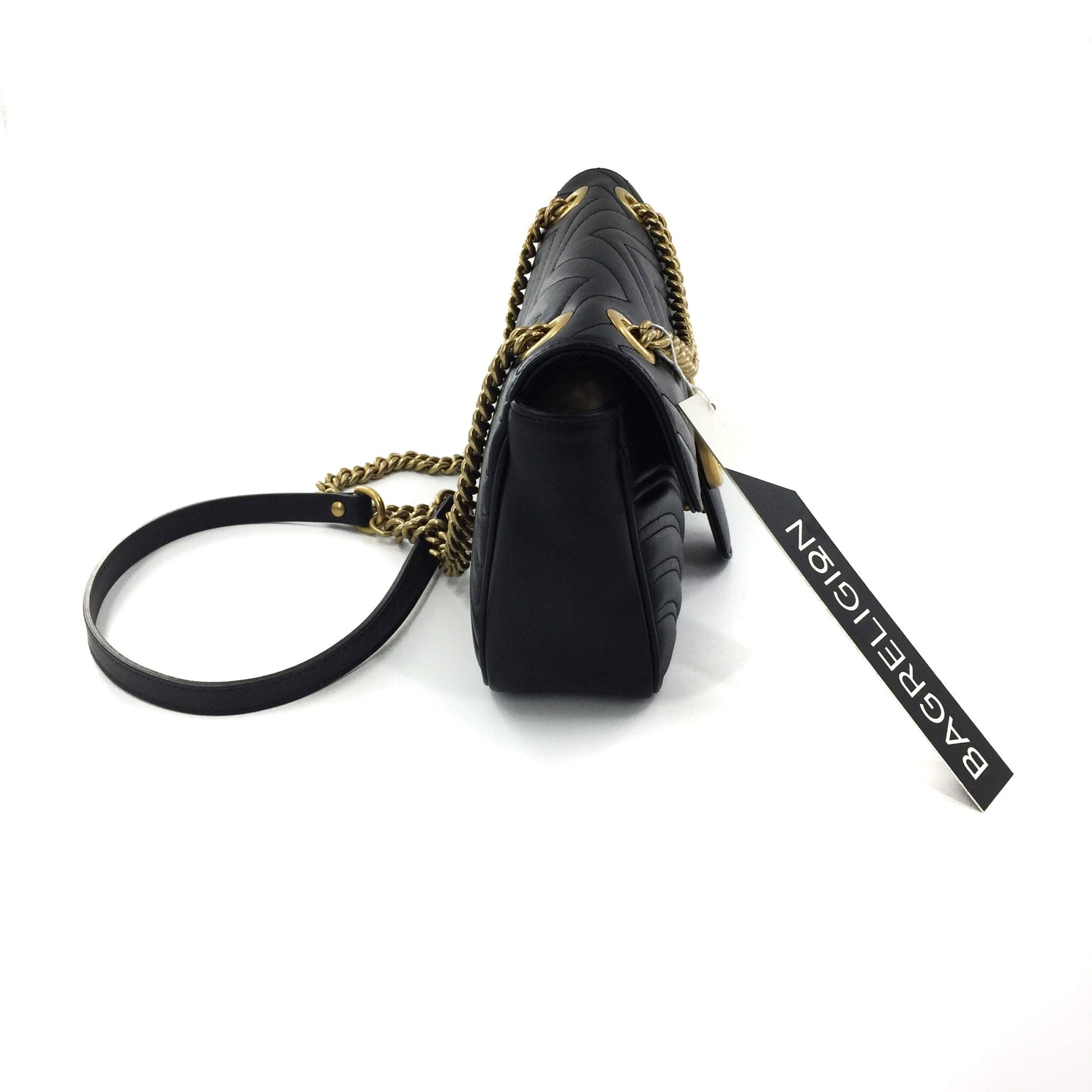Gucci Chain Leather Shoulder Bag
