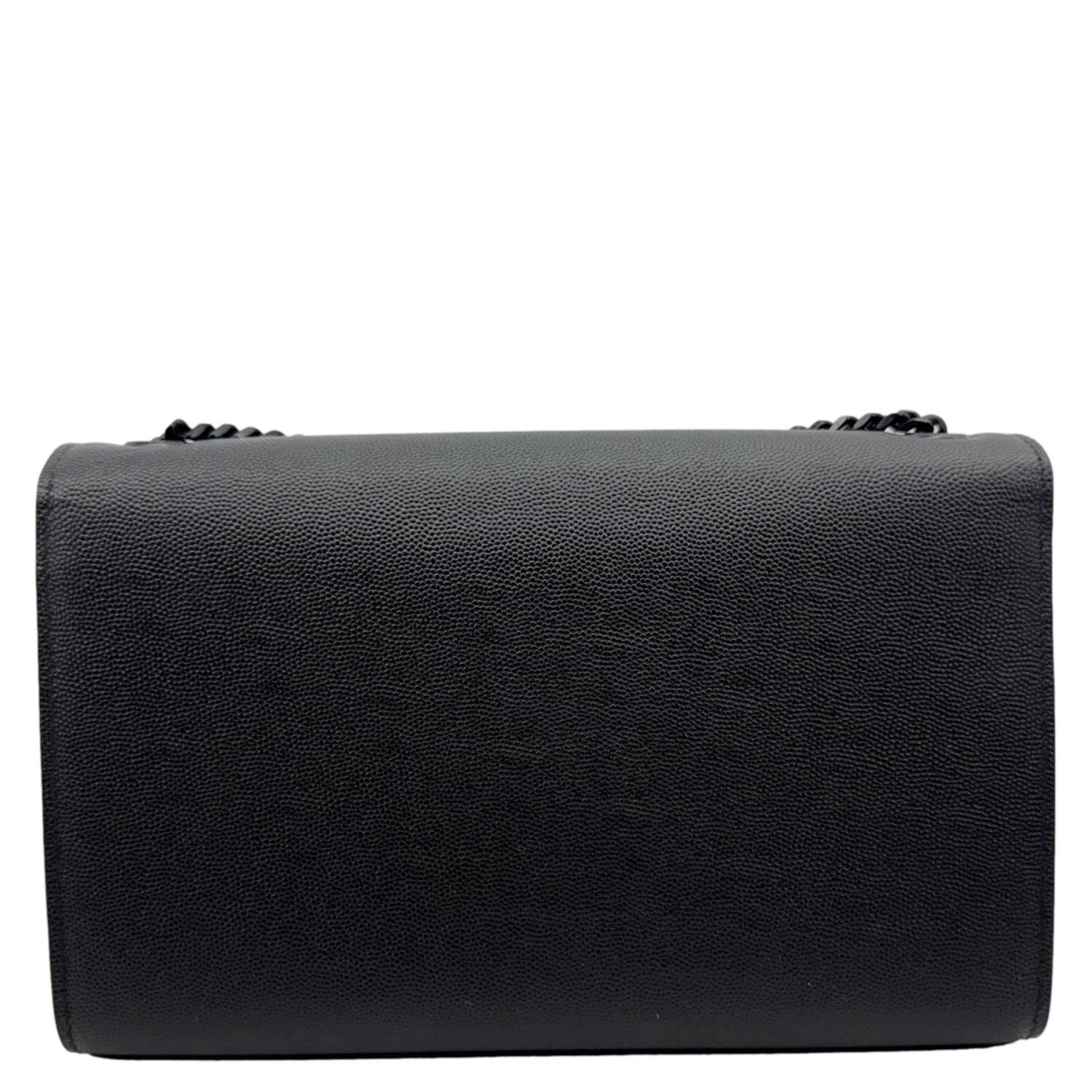 YVES SAINT LAURENT Kate Small Grain De Poudre Crossbody Bag Black