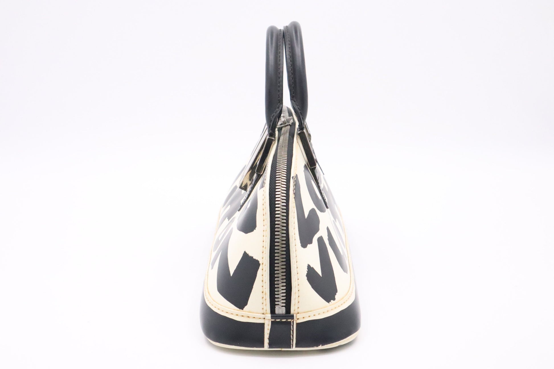 Louis Vuitton x Stephen Sprouse Alma Horizontal in Black & White Graffiti Leather