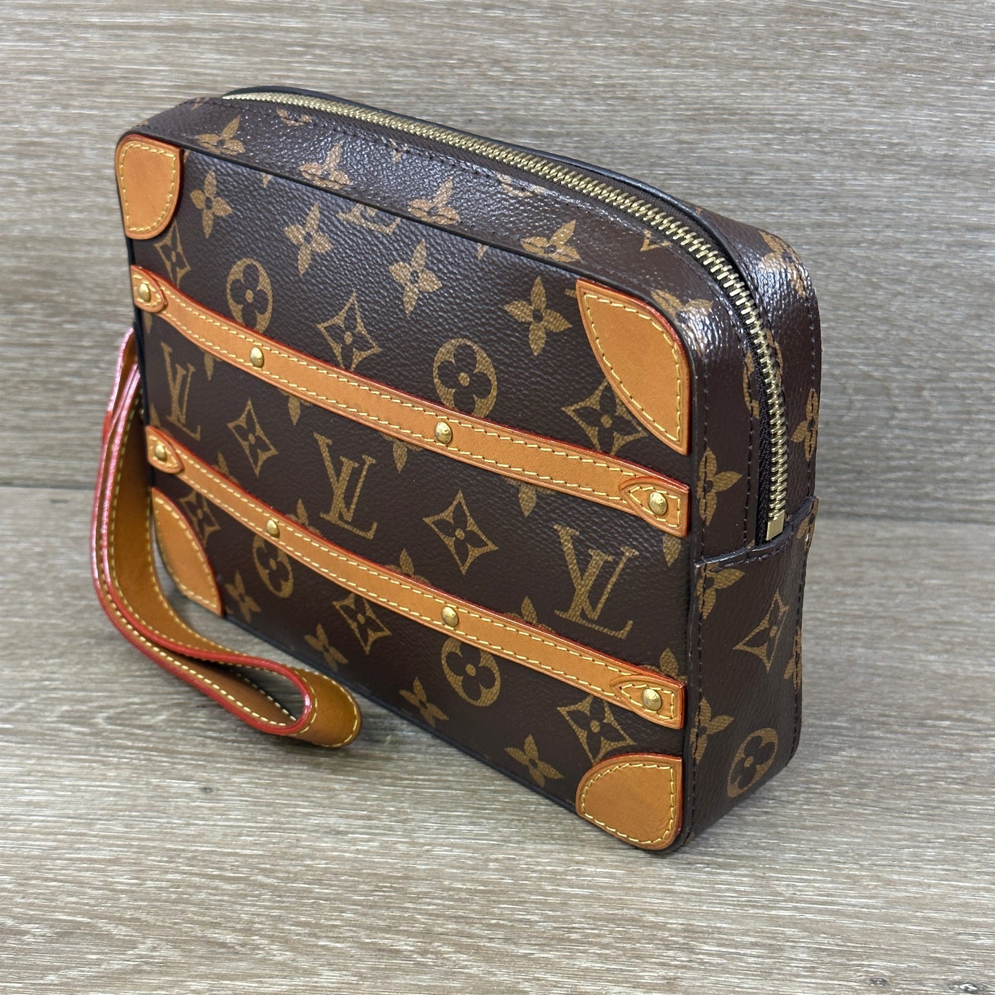 Louis Vuitton Monogram Soft Trunk Pouch Clutch