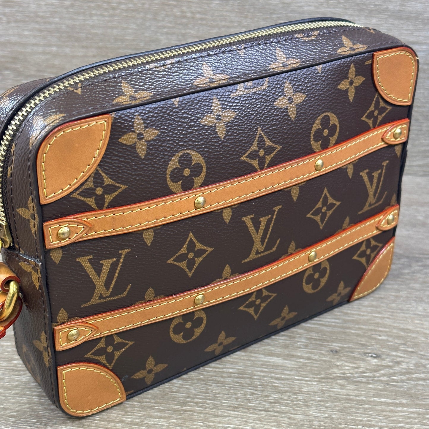 Louis Vuitton Monogram Soft Trunk Pouch Clutch