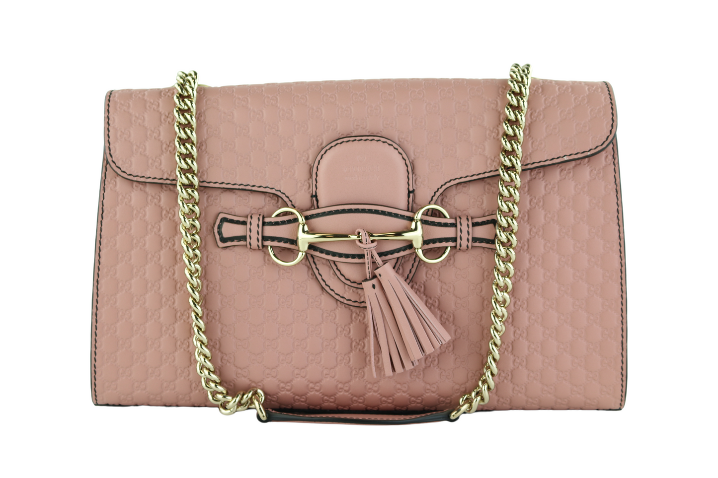 Gucci Guccissima Pink Chain Shoulder Bag
