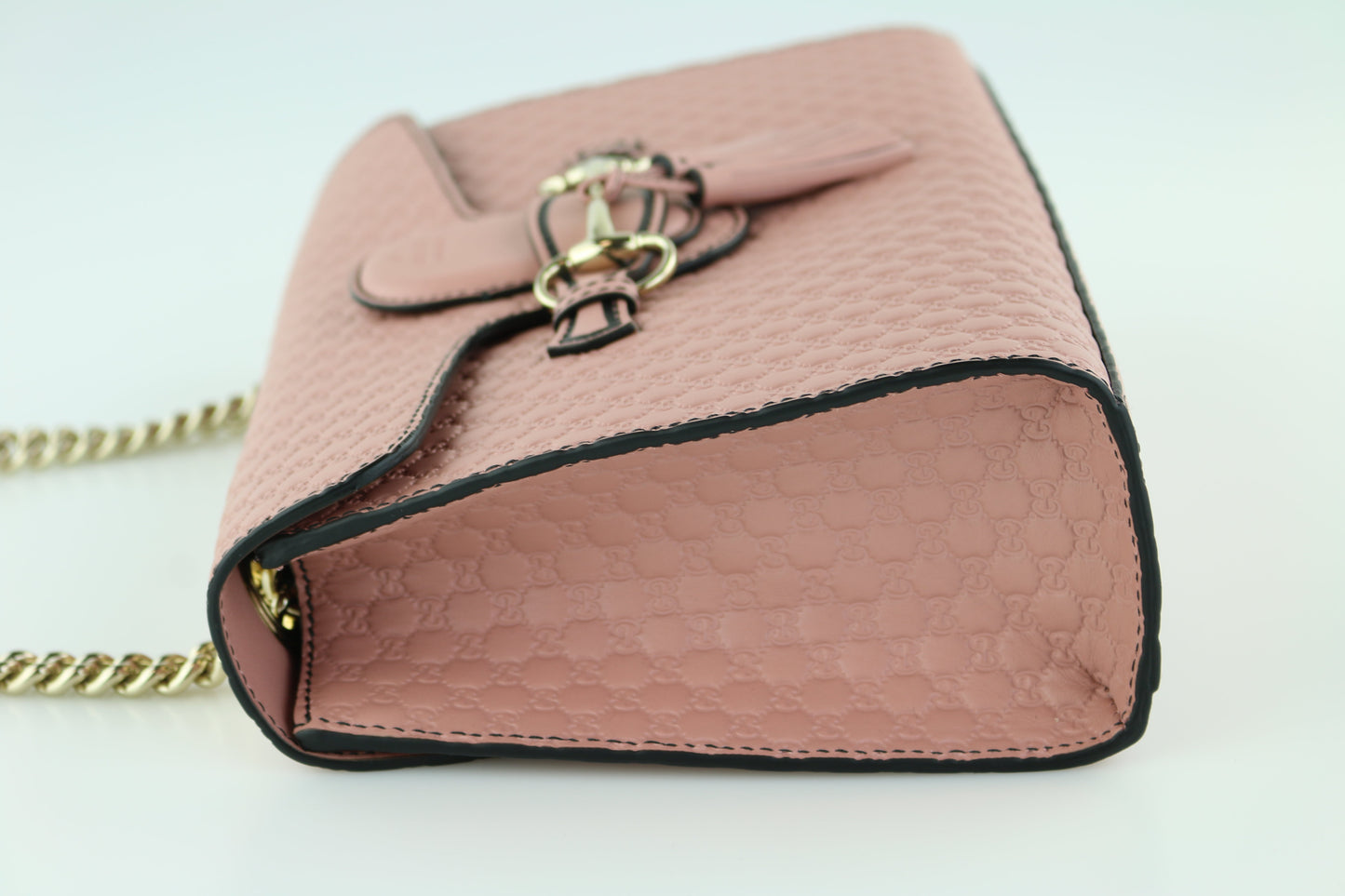 Gucci Guccissima Pink Chain Shoulder Bag