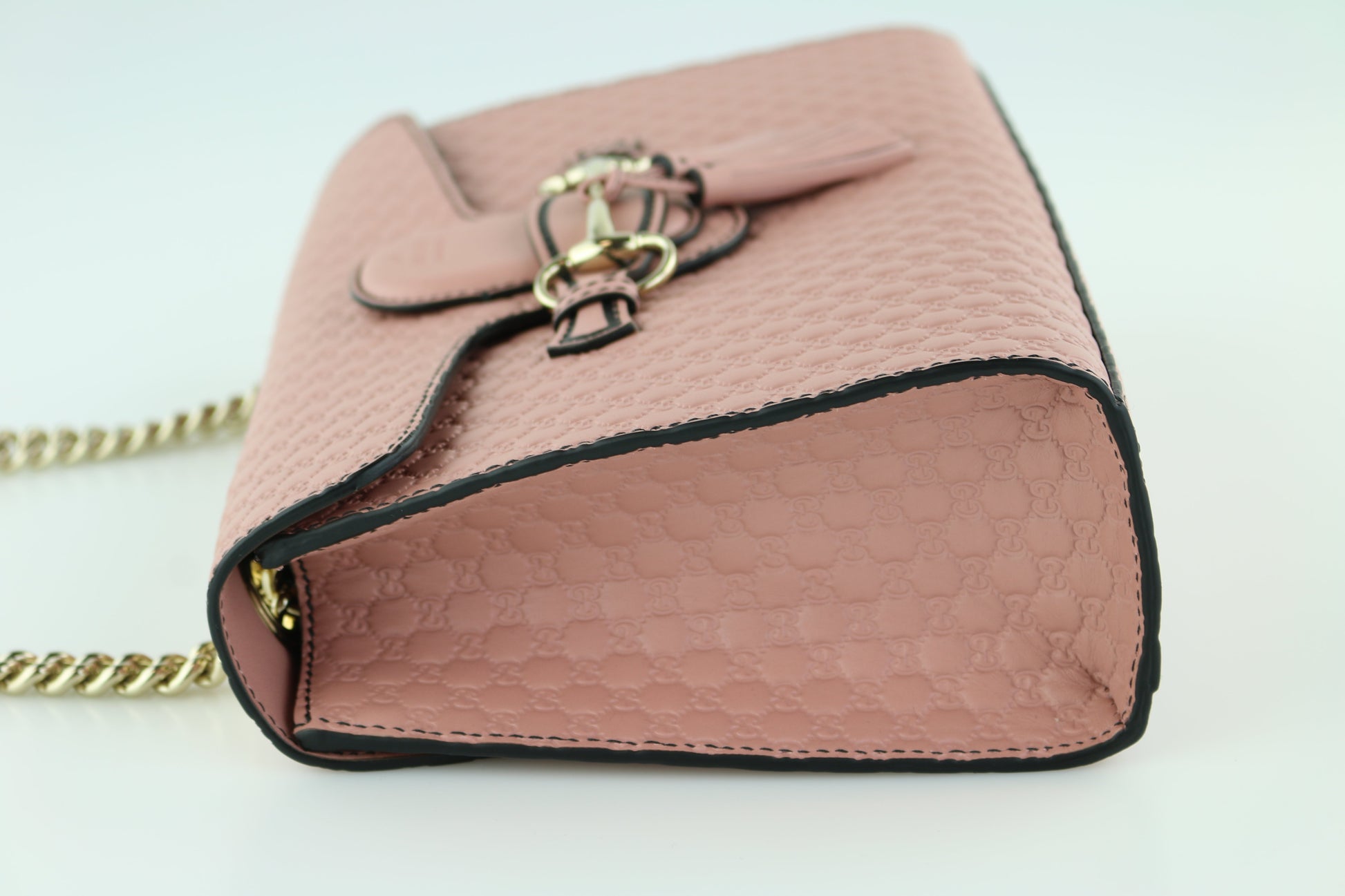 Gucci Guccissima Pink Chain Shoulder Bag