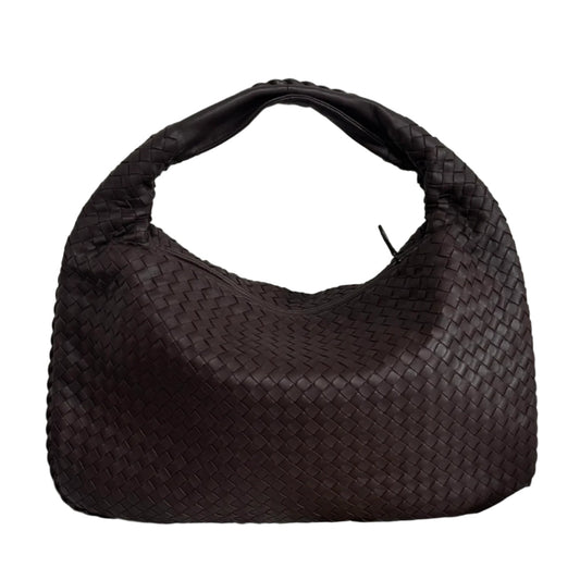 Bottega Veneta Intrecciato Hobo Bag Medium Brown Lambskin leather 40cm