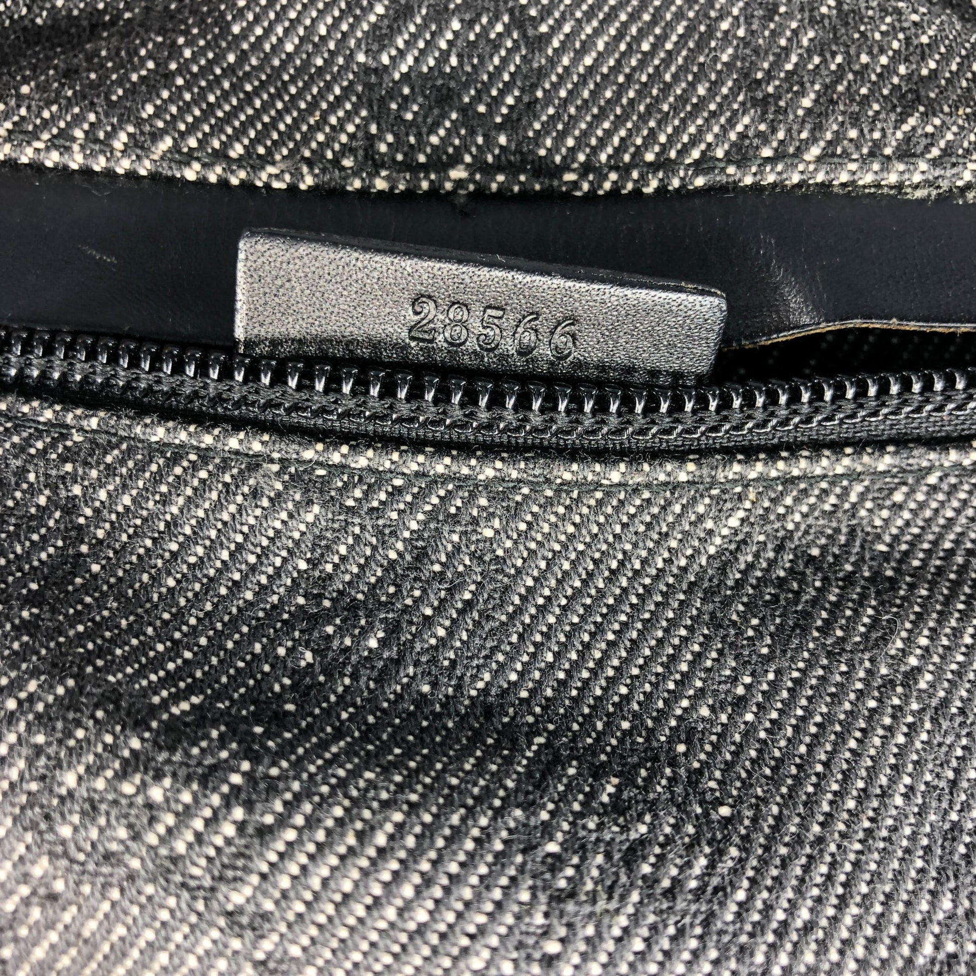 Gucci Monogram Leather Canvas Shoulder Bag