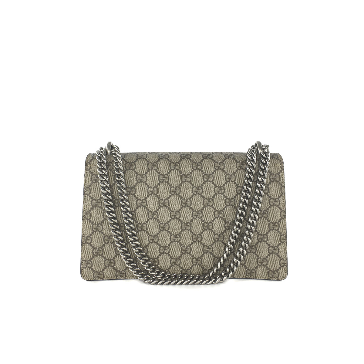 Gucci Monogram Chain Leather Shoulder Bag