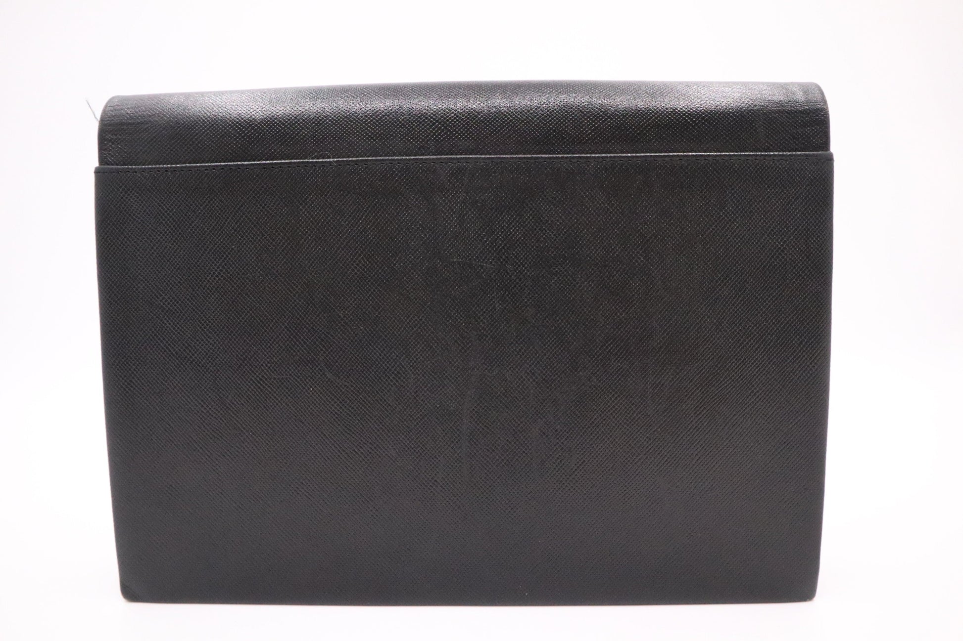 YSL Saint Laurent Clutch in Black Leather