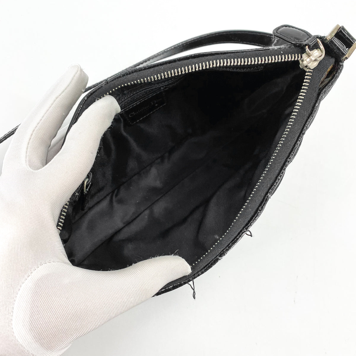 Dior Montaigne 1947 Bag Black by John Galliano Collection