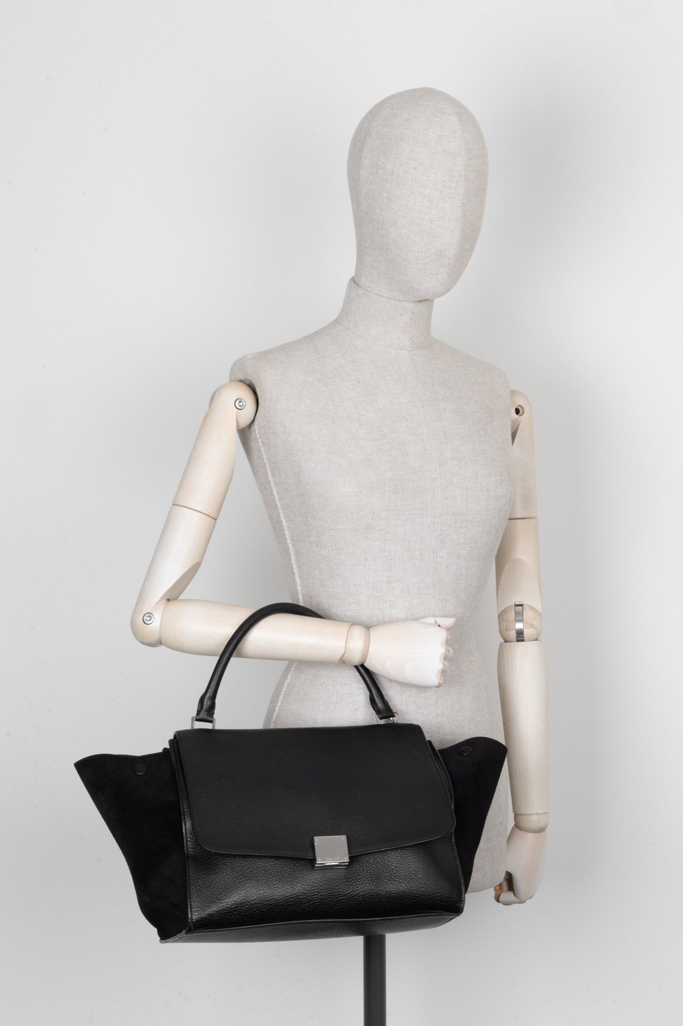 CELINE Trapeze Medium Bag Black