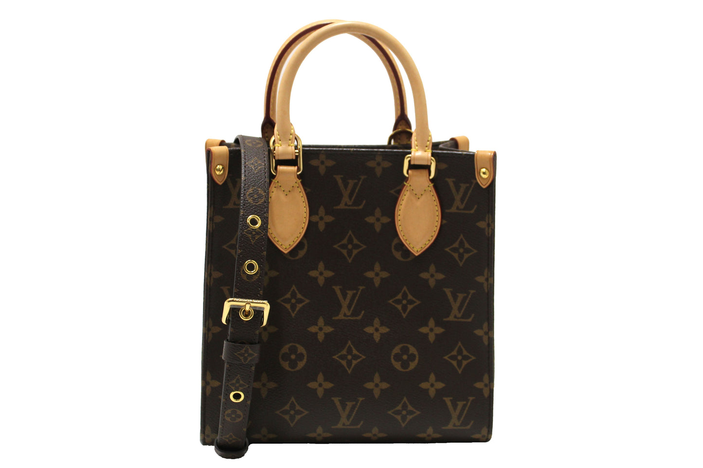 Louis Vuitton Classic Monogram Canvas Sac Plat BB Handbag