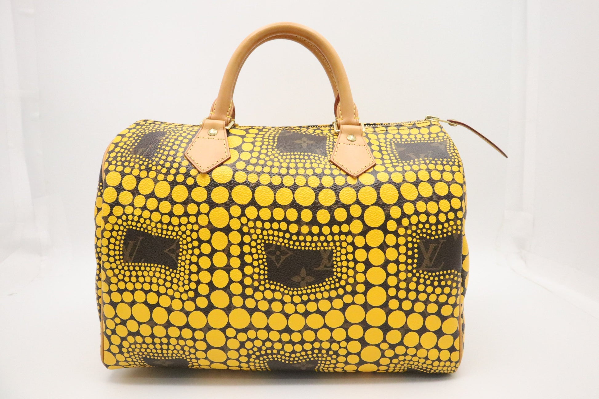 Louis Vuitton x Yayoi Kusama Speedy 30 in Yellow Inifinity Dots Canvas
