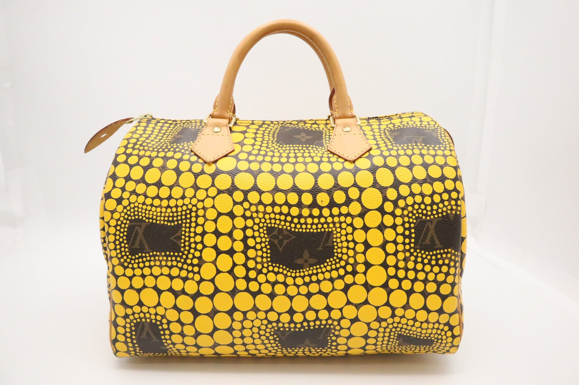 Louis Vuitton x Yayoi Kusama Speedy 30 in Yellow Inifinity Dots Canvas