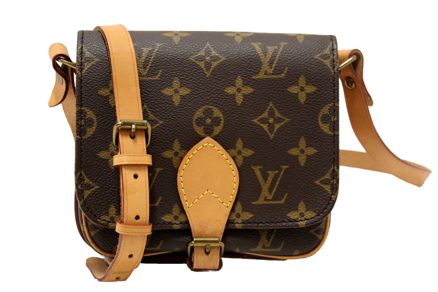 Louis Vuitton Classic Monogram Cartouchiere PM Messenger Bag