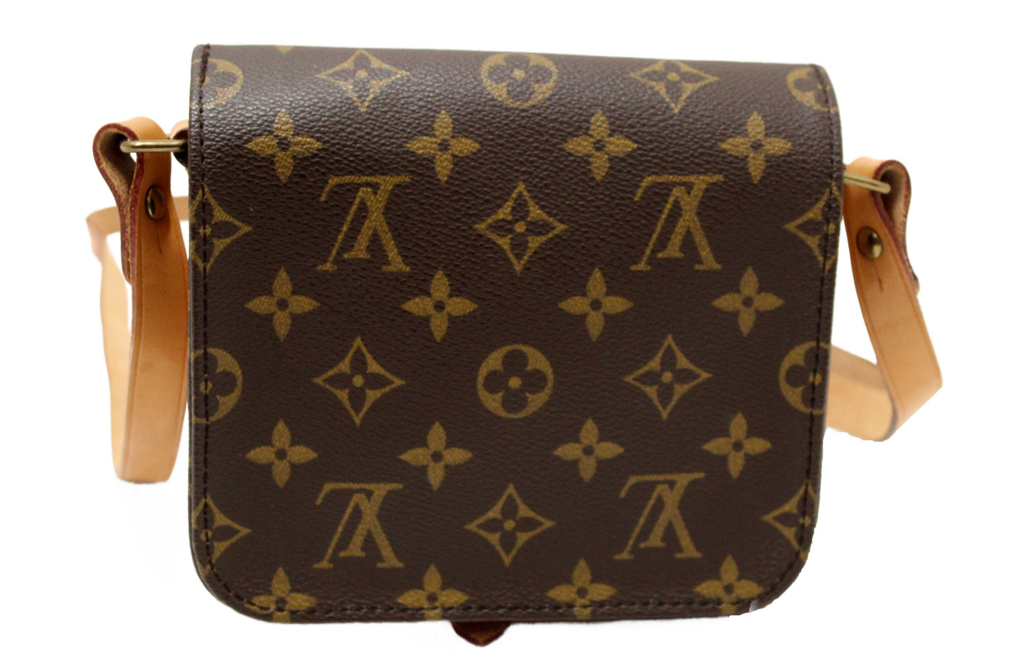 Louis Vuitton Classic Monogram Cartouchiere PM Messenger Bag