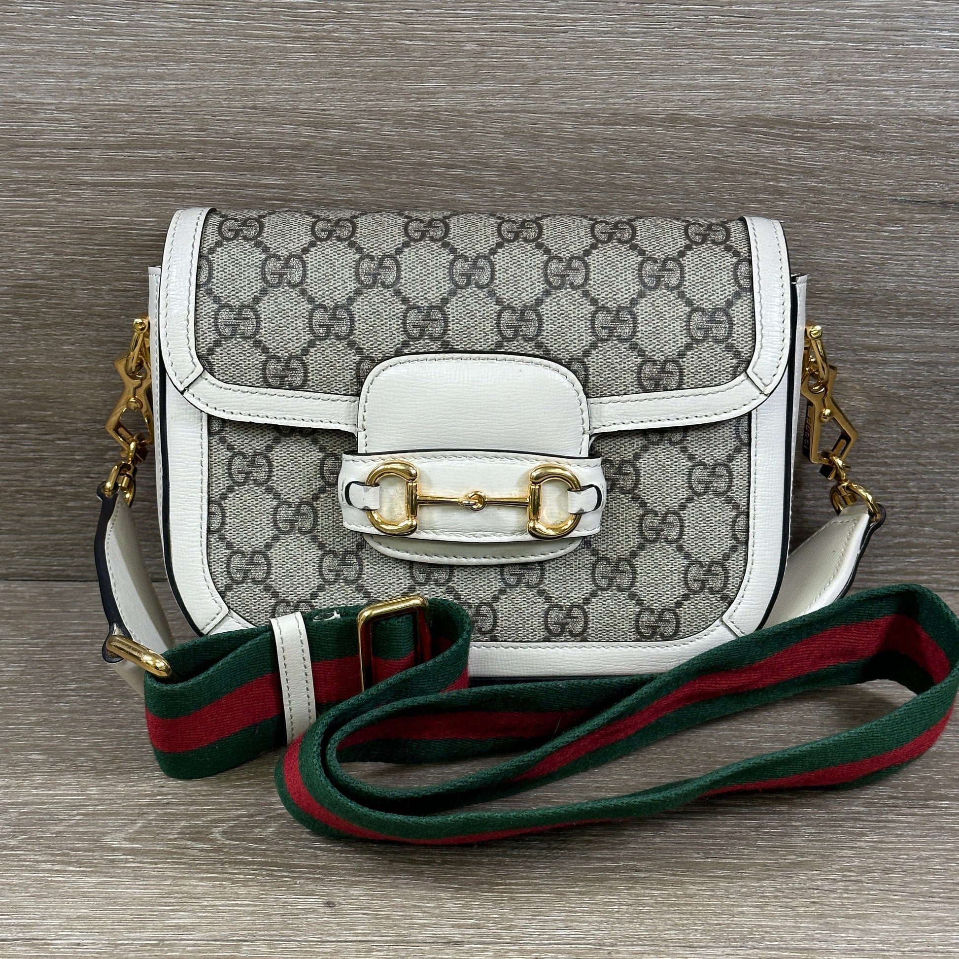 Gucci Monogram Leather Mini Shoulder Bag