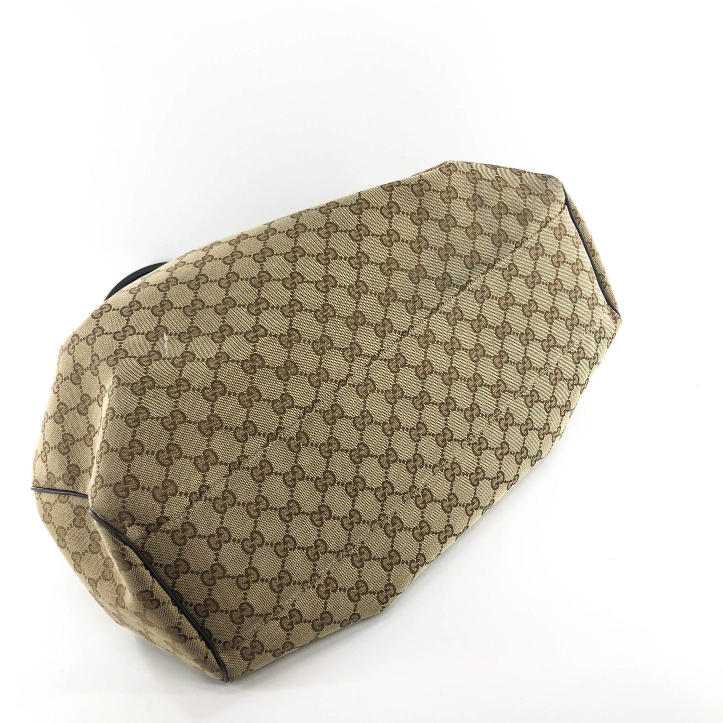 Gucci Leather Canvas Tote