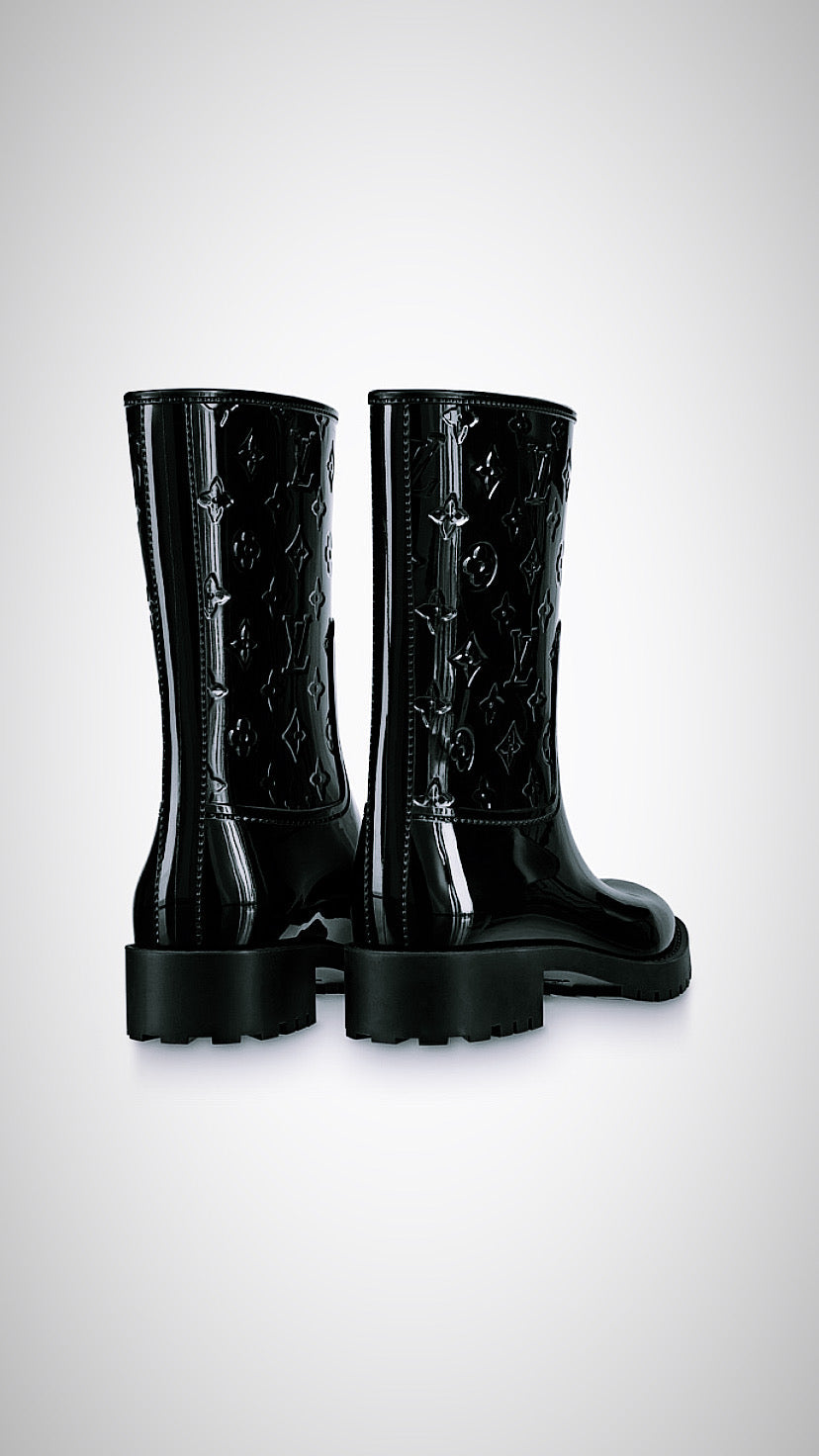 LOUIS VUITTON DROPS FLAT HALF BOOT