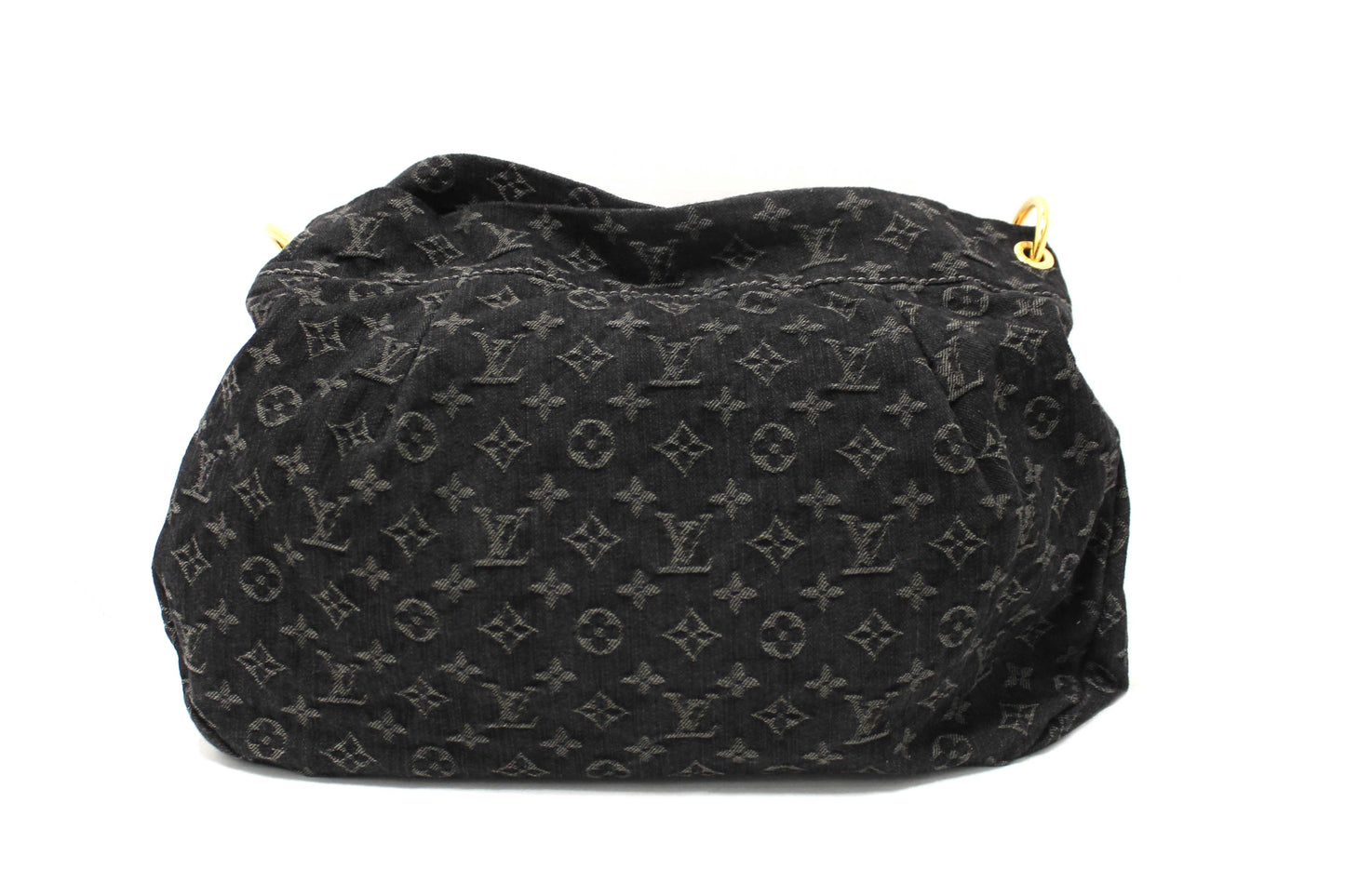 Louis Vuitton Black Monogram Denim Denim Daily PM Hobo Shoulder Bag
