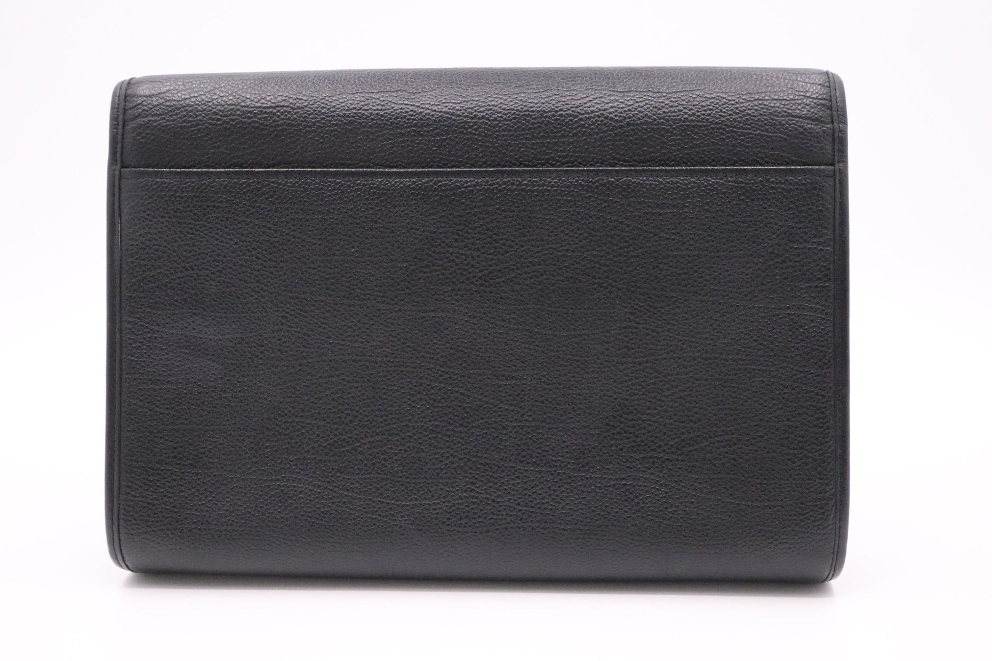 YSL Saint Laurent Clutch in Black Leather