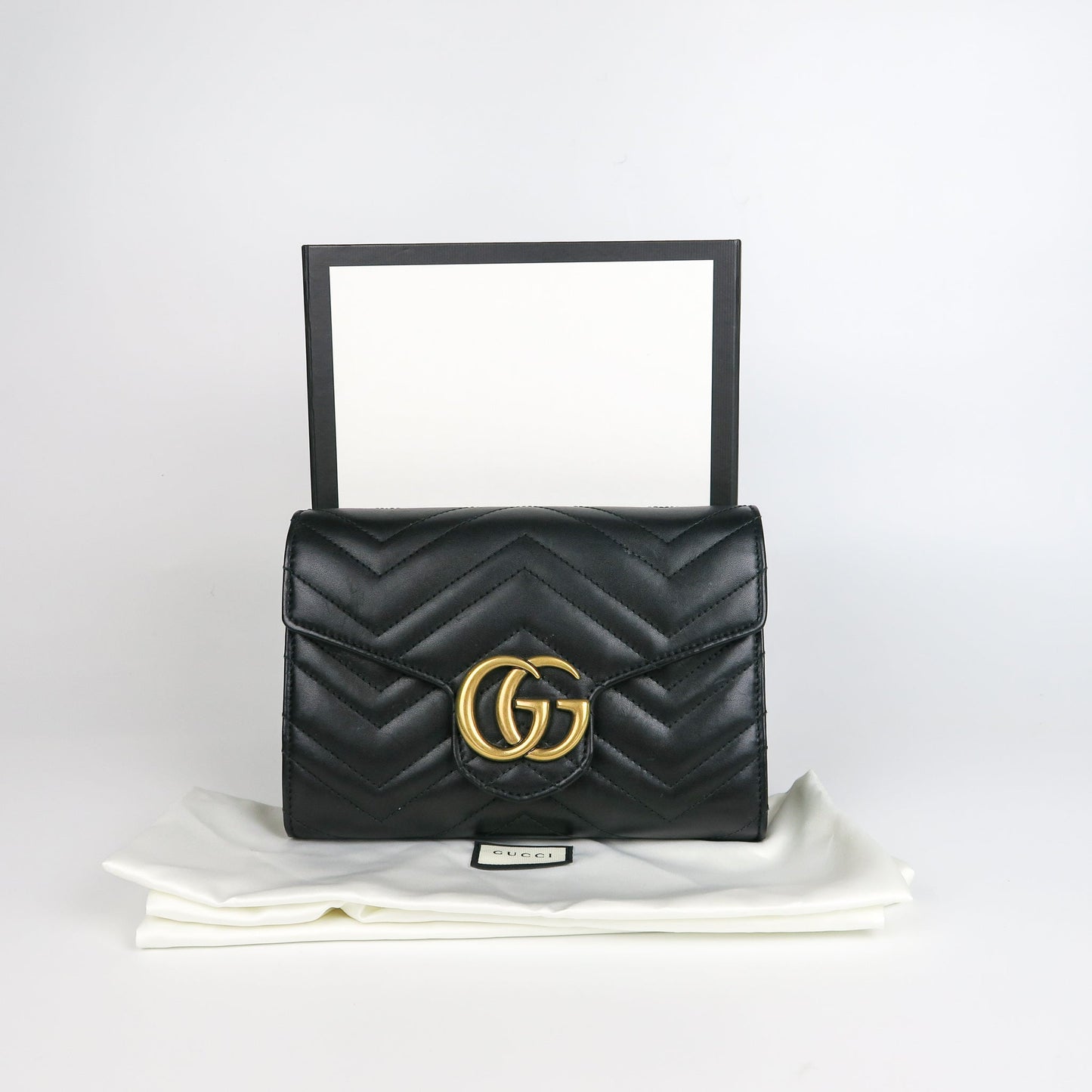Gucci Lou Chain Leather Crossbody