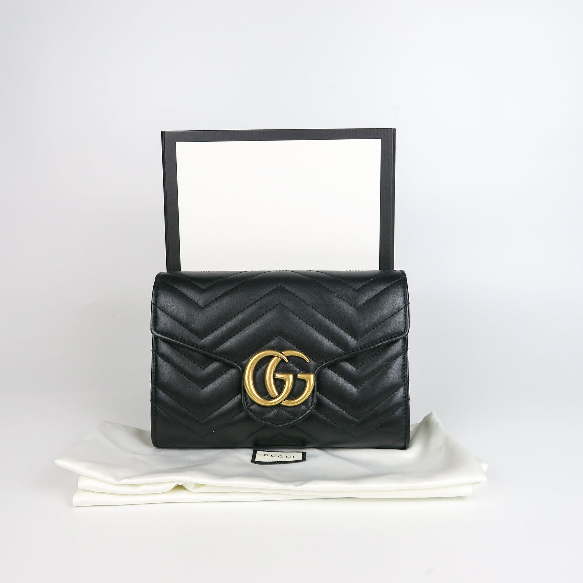 Gucci Lou Chain Leather Crossbody