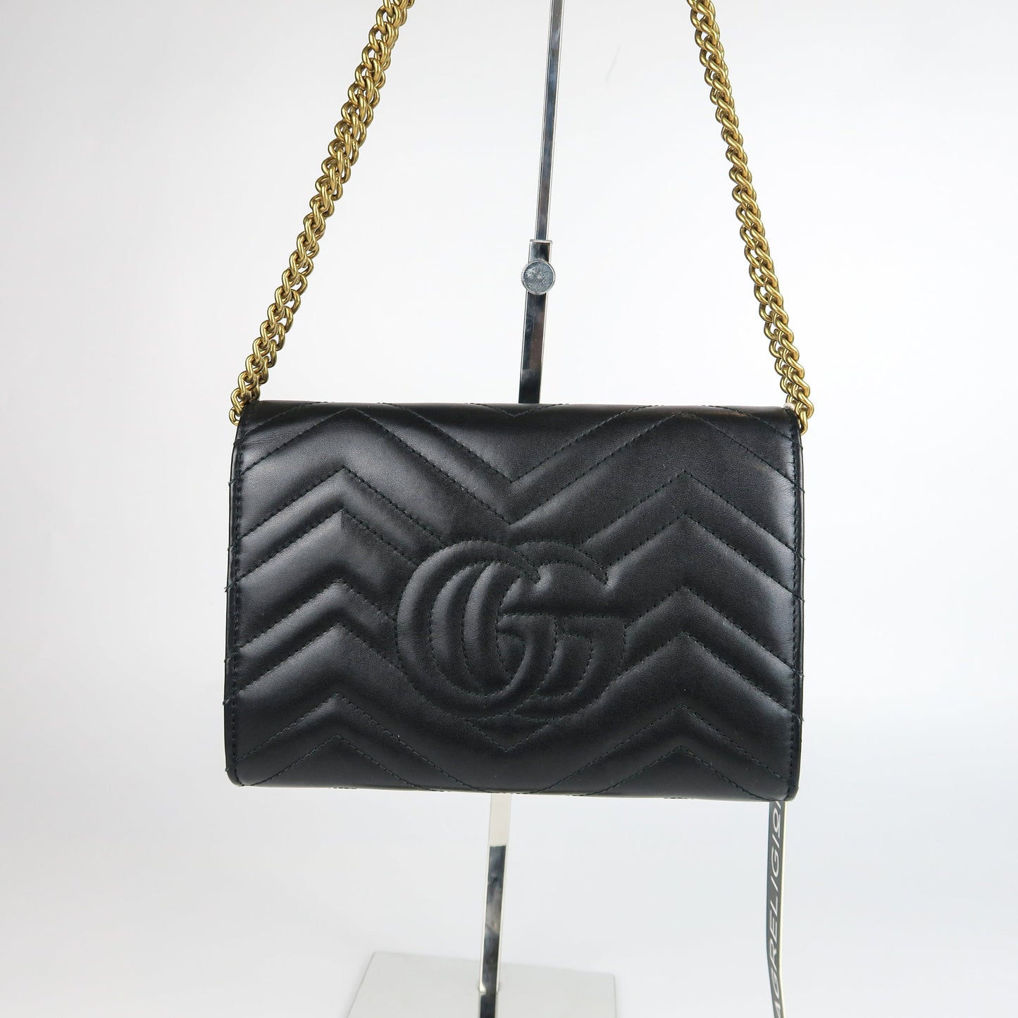 Gucci Lou Chain Leather Crossbody