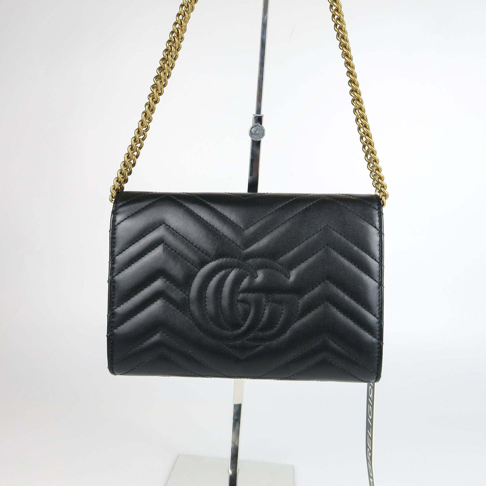 Gucci Lou Chain Leather Crossbody