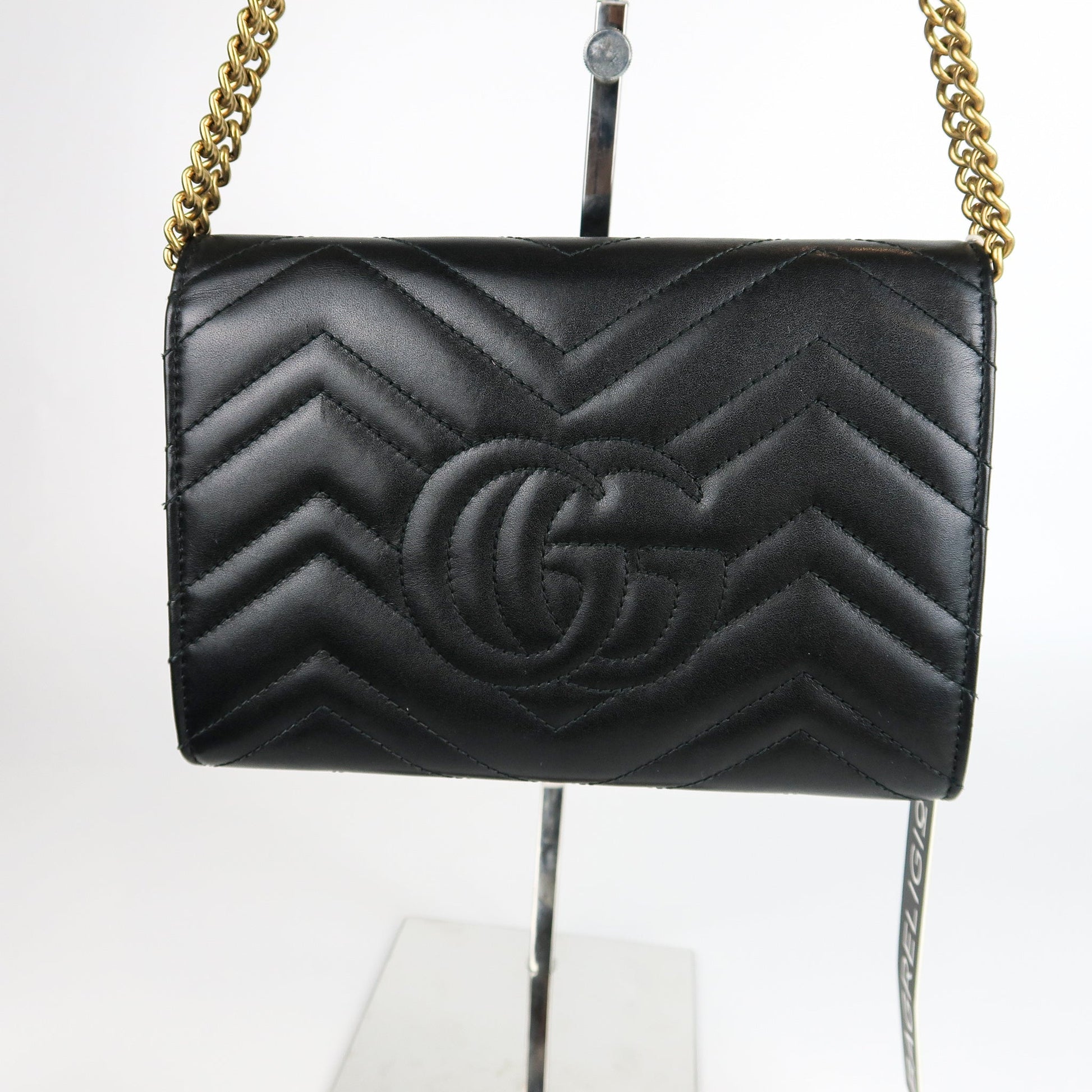 Gucci Lou Chain Leather Crossbody