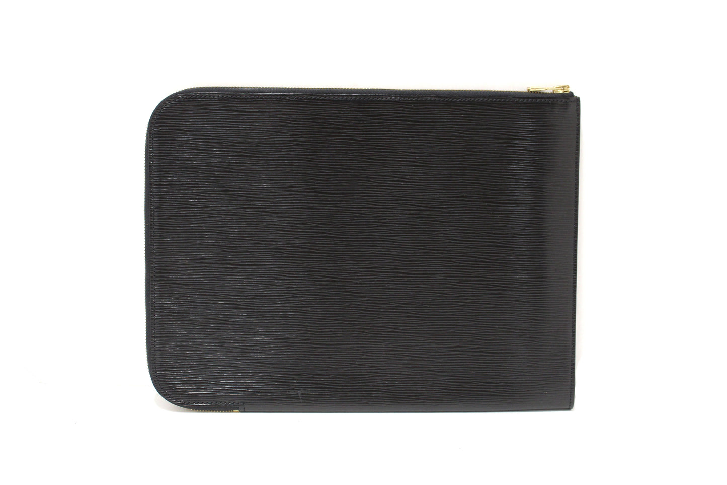 Louis Vuitton Golf Cup 1990 Charity Tournament Black Epi Leather Poche Documents Portfolio Case