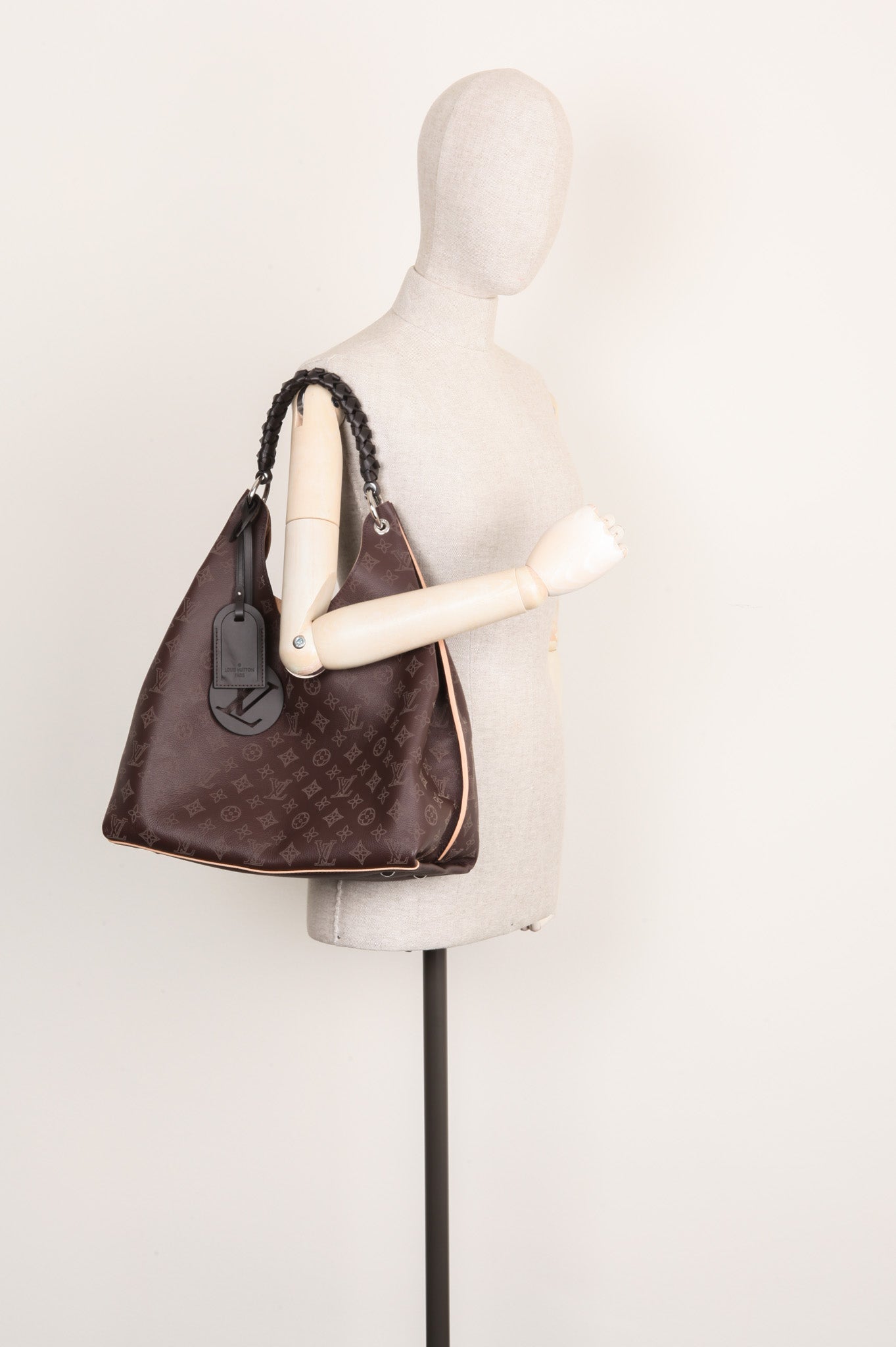 Louis Vuitton 2020 Carmel Mahina Bag Chocolate