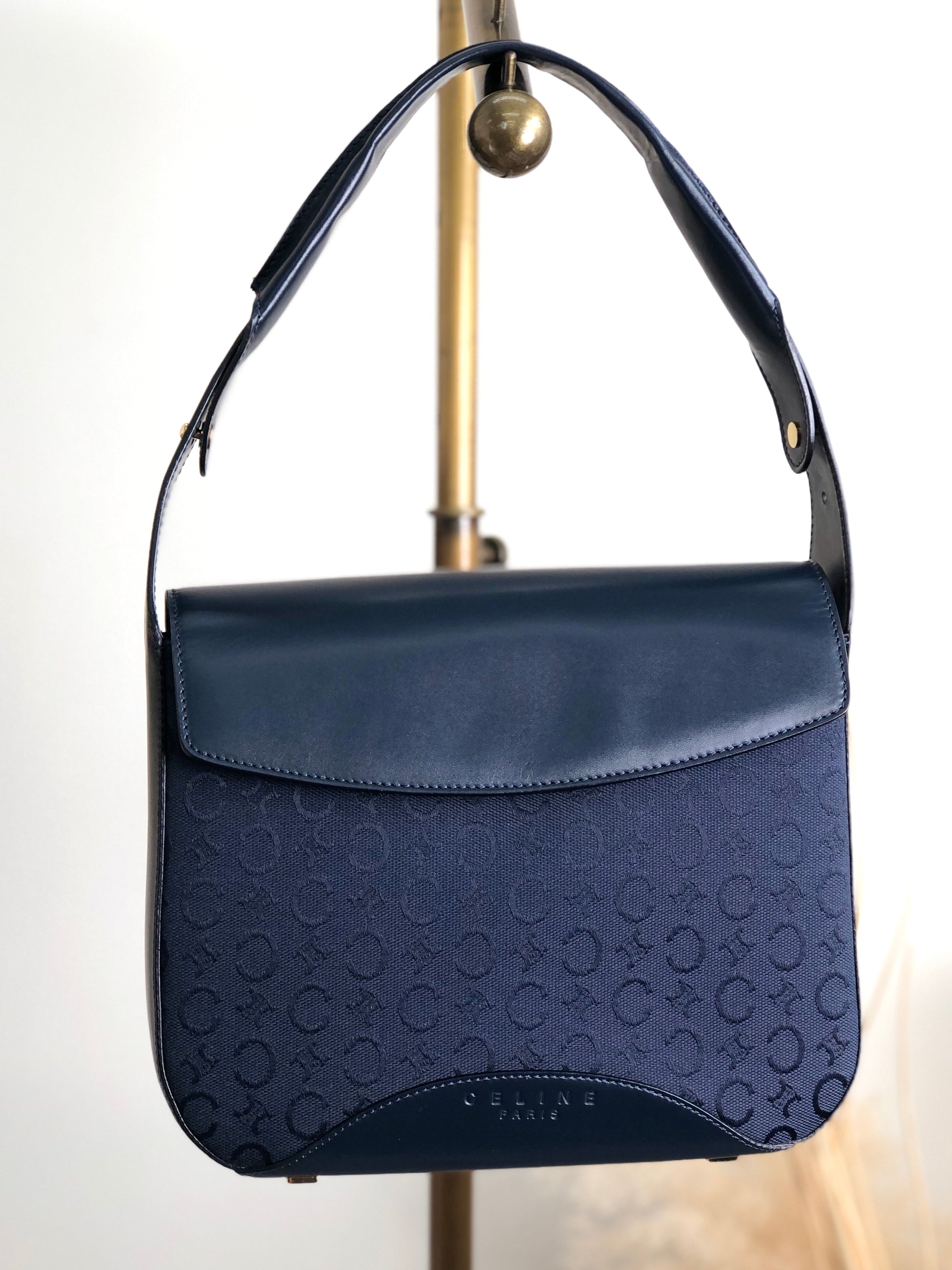 CELINE Shoulder bag Navy v2iztx