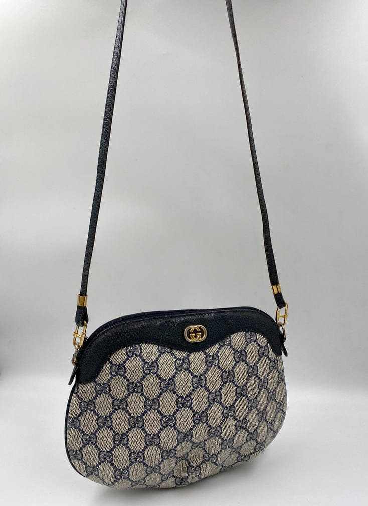 Gucci Leather Canvas Crossbody Style 5