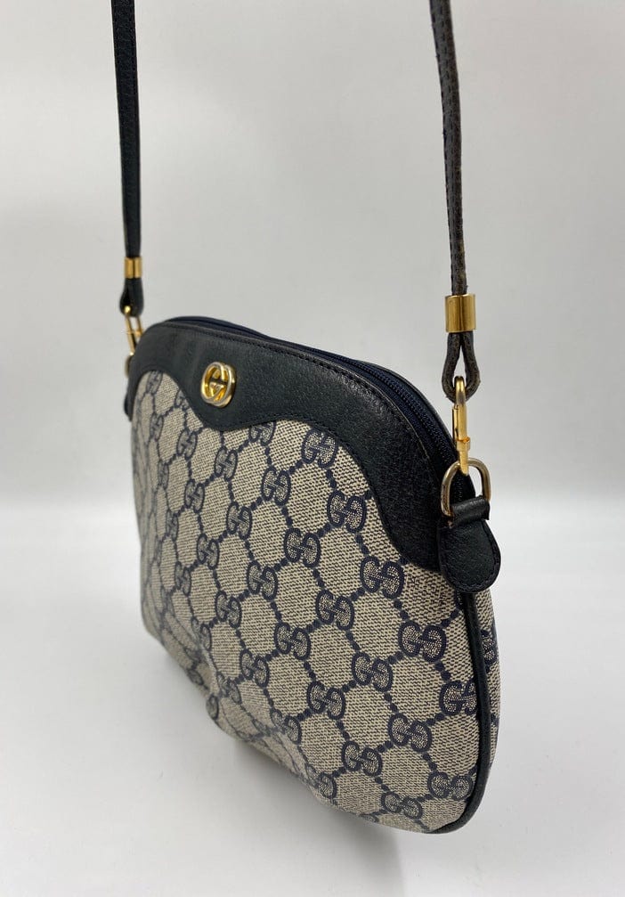 Gucci Leather Canvas Crossbody Style 5